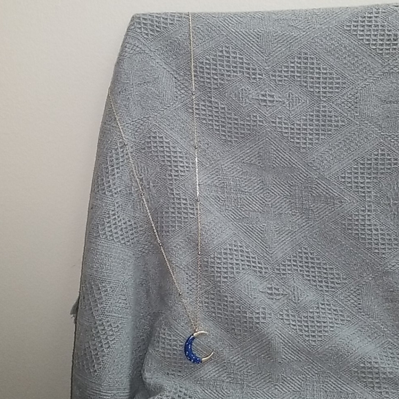 Betsey Johnson BLUE MOON LONG NECKLACE - Picture 3 of 4